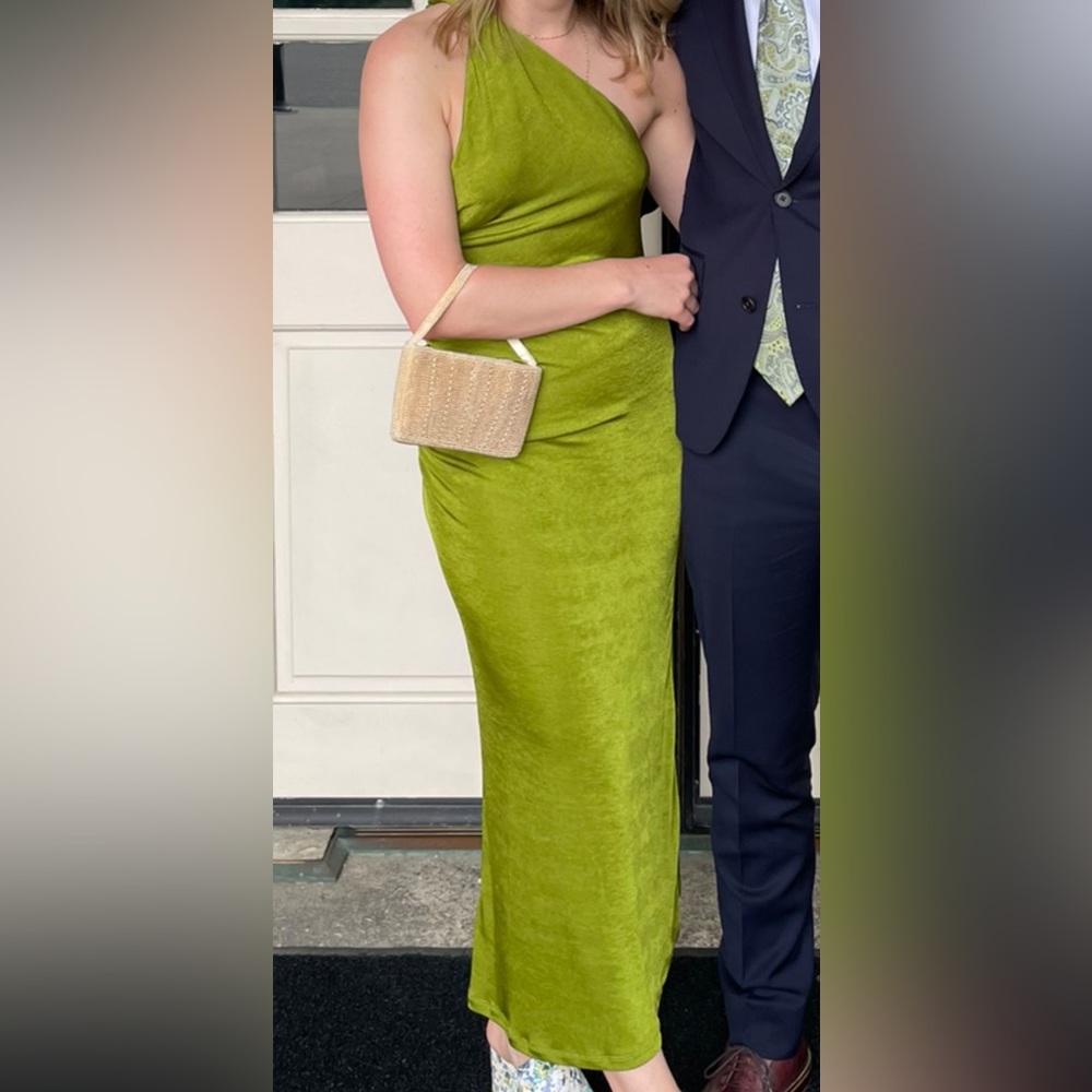 WORN ONCE Mango Size 2 Green Dress